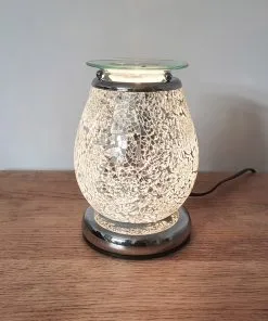 clear crystal touch electric wax burner