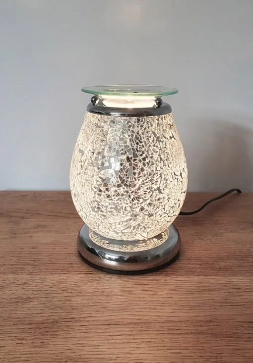 clear crystal touch electric wax burner