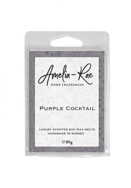 purple cocktail wax melts