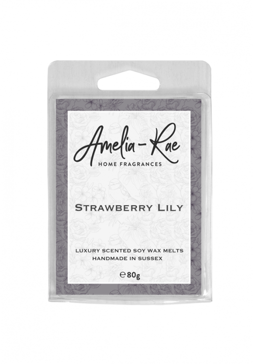 strawberry lily wax melt pack