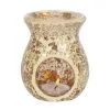Gold Mosaic Crackle Tealight Burner