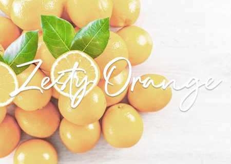 zesty orange aroma